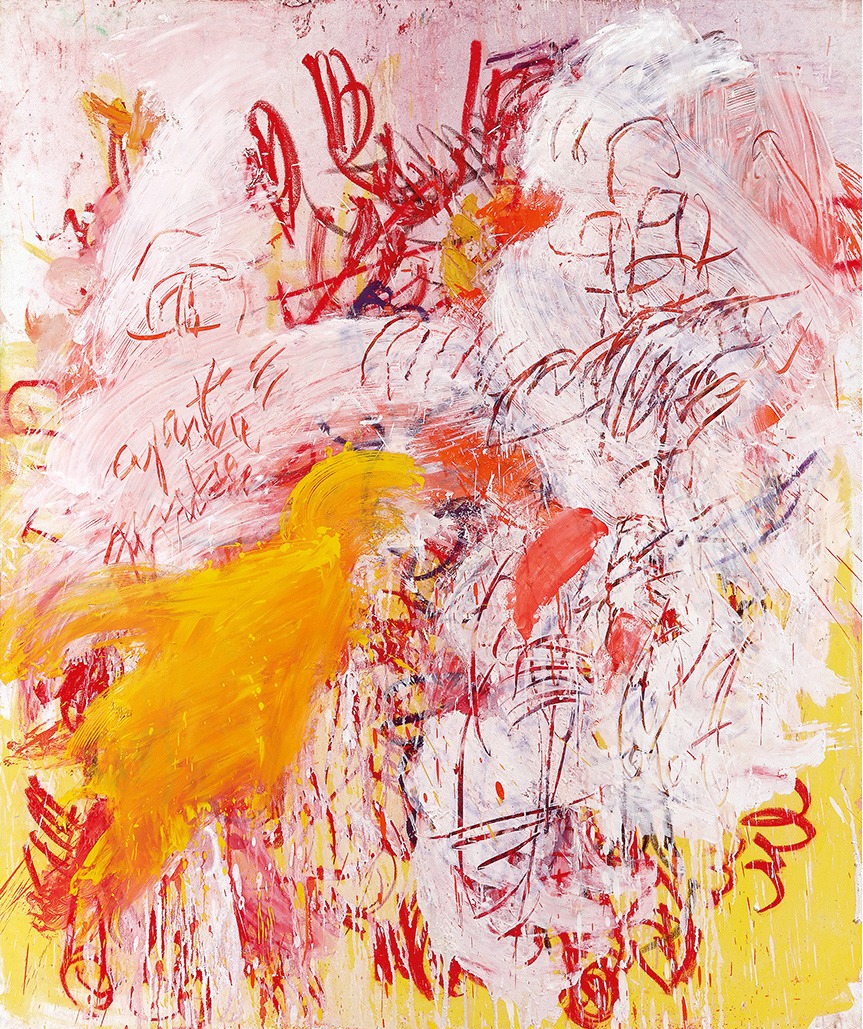 Aida Tomescu, 'Messiaen', 2013, oil and pigments on canvas, 184 x 154cm