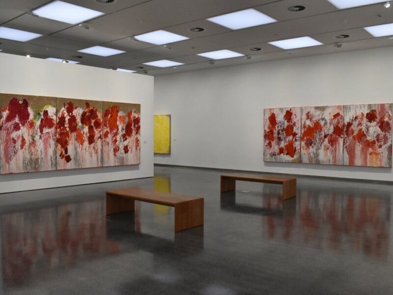 'Aida Tomescu: Unfolding Presence', installation view, Orange Regional Gallery, Orange, 3 Dec 2021 – 23 Jan 2022