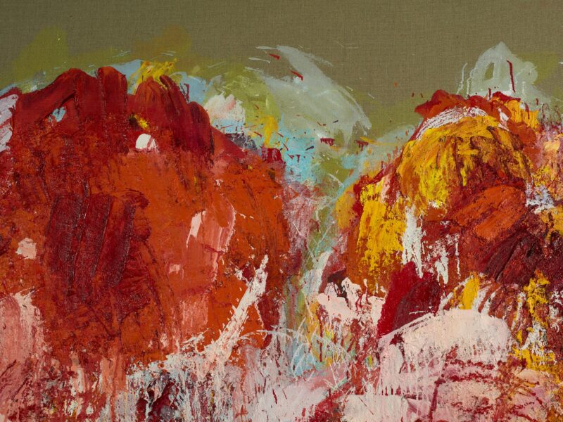 Chartres (detail), 2023, oil on Belgian linen, 200 x 153cm