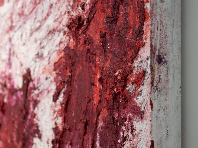The Open Wounds of White Clouds III (detail), 2019, oil on canvas, 184 x 154cm