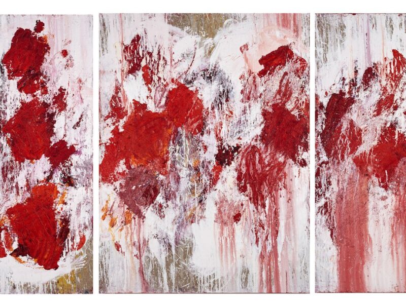 Gloria, 2021,2021, triptych, oil on Belgian linen, 200 x 460cm