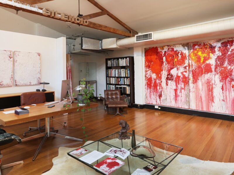 'The ear in the river and the prayer in the stone', Installation view, Fox Jensen Gallery, Sydney, 2022