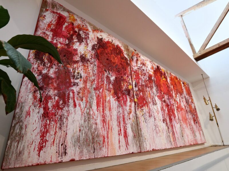 'The ear in the river and the prayer in the stone', Installation view, Fox Jensen Gallery, Sydney, 2022