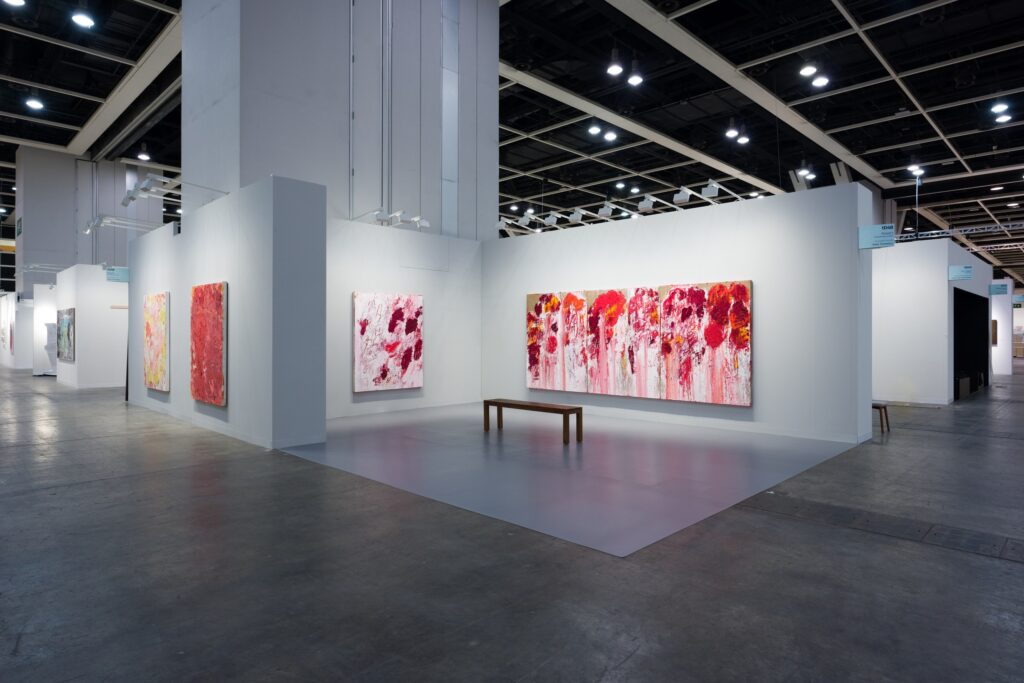 ‘Folded in Three’, Installation view, Art Basel Hong Kong with Flowers Gallery, Booth 1D48, 2022