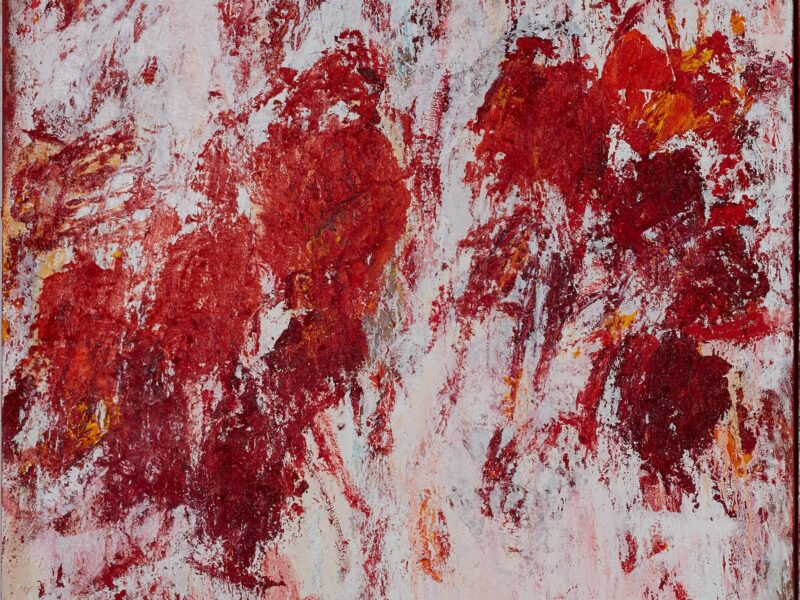 The ear in the river and the prayer in the stone I, 2022, oil on Belgian linen, 206 x 153cm