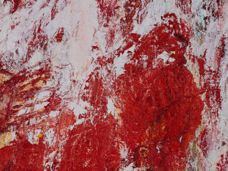 The ear in the river and the prayer in the stone I (detail), 2022, oil on Belgian linen, 206 x 153cm