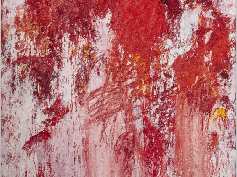 The ear in the river and the prayer in the stone IV, 2022, oil on Belgian linen, 200 x 153cm