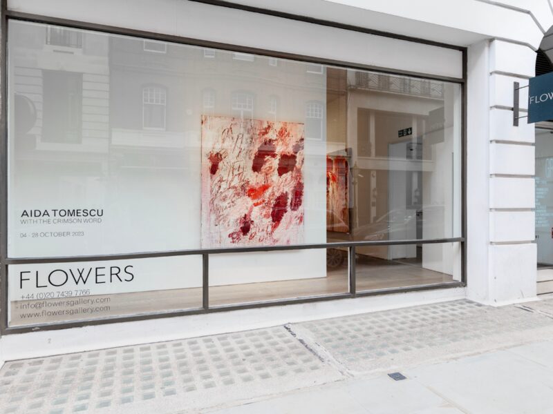 ‘With the Crimson word’, Installation view, Flowers Gallery, 2023