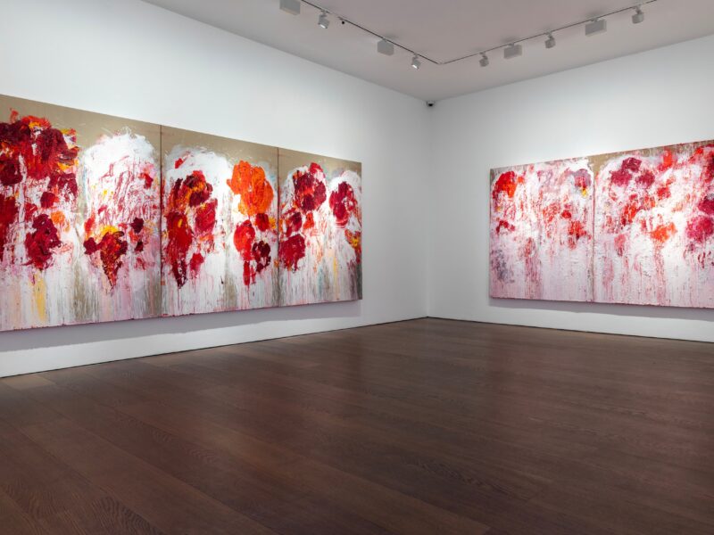 'With the Crimson word’, Installation view, Flowers Gallery, London, 2023