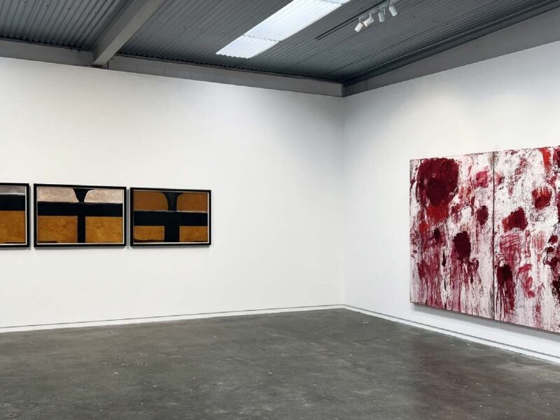Aida Tomescu and Colin McCahon, A long thread of attention, Fox Jensen McCrory, Auckland 2026 — installation view