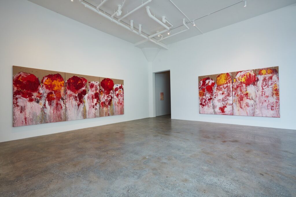 Aida Tomescu, Messiaen, Fox Jensen Gallery Sydney 2025, installation view 1