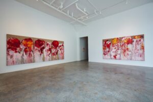 Aida Tomescu, Messiaen, Fox Jensen Gallery Sydney 2025, installation view 1