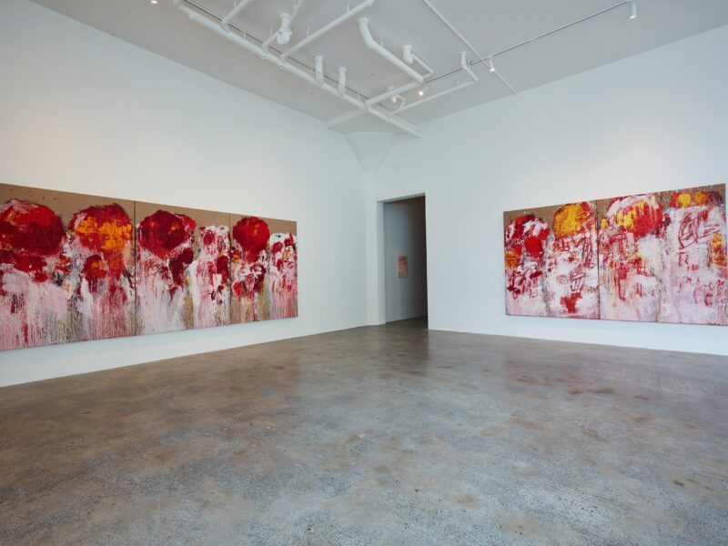 Aida Tomescu, Messiaen, Fox Jensen Gallery Sydney 2025, installation view 1