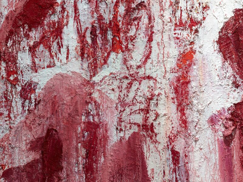 Aida Tomescu, Messiaen, Fox Jensen Gallery Sydney 2025, painting detail 3