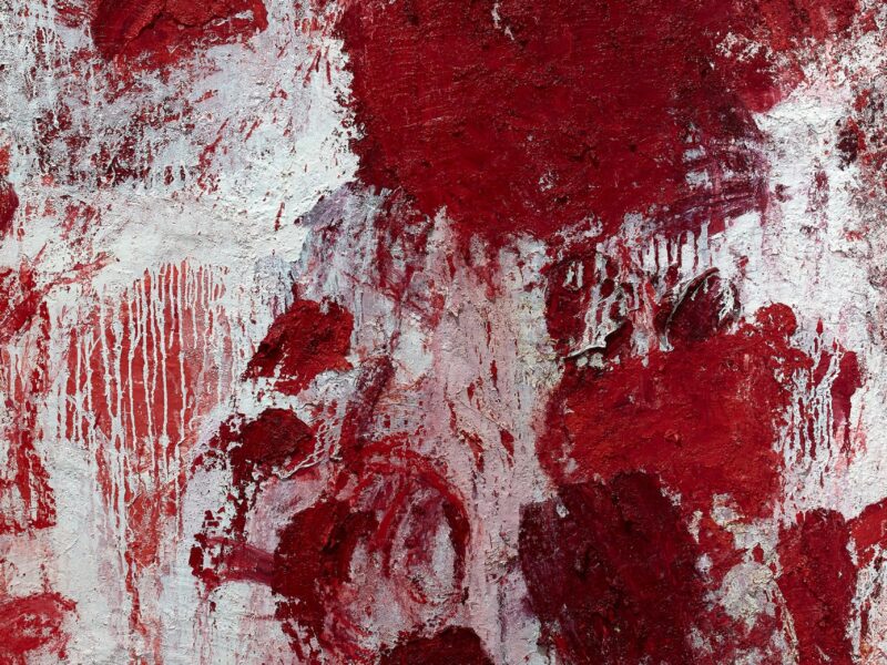 Aida Tomescu, Messiaen, Fox Jensen Gallery Sydney 2025, painting detail 5